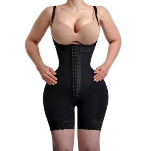 yüksek sıkıştırma Fajas Colombianas kuşak düzeltici Waisted Butt kaldırıcı tam vücut Bbl şekillendirici Faha Shapewear